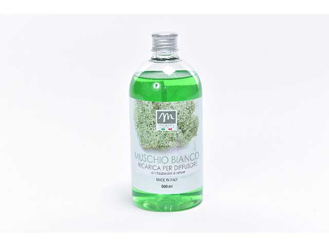 Ricarica per diffusore 500ml muschio bianco 28166