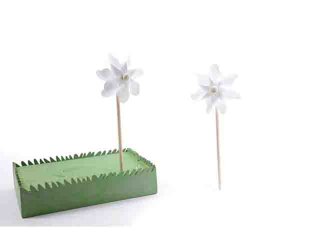 Girandola bianca 30x12cm 48942