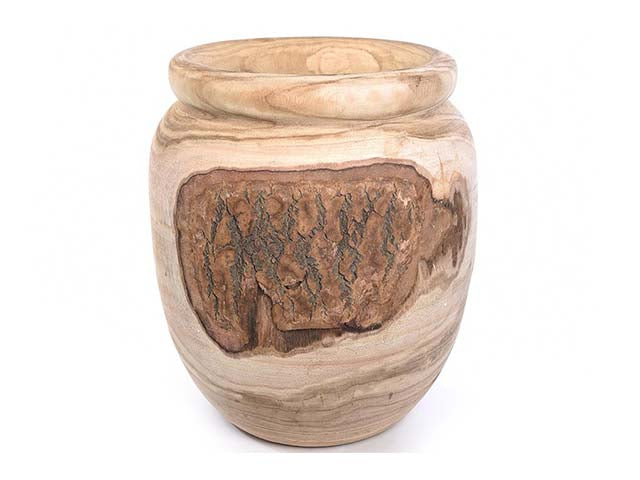 vaso legno tronco 50x58  49444