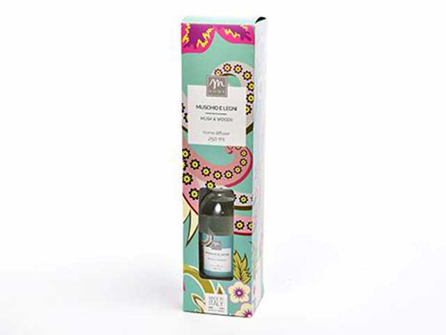 Linea scirocco diffusore 250ml muschio e legni 05324