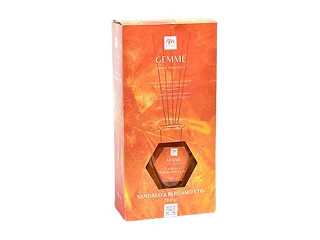 diffusore con bacchette 700ml sandalo 24370