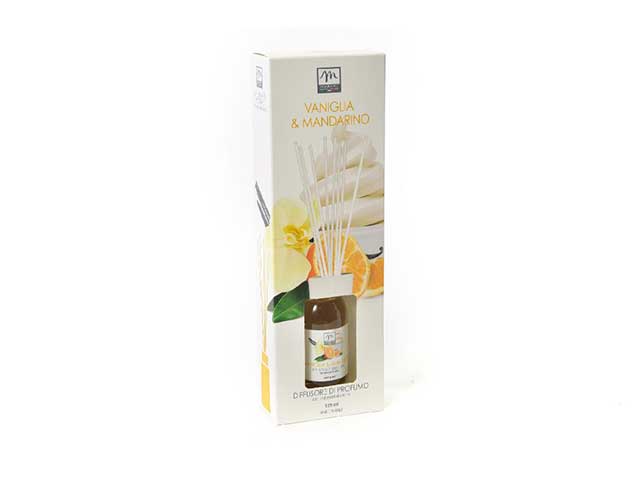 Linea bouquet diffusore con bacchette 125ml vaniglia/mand.30487