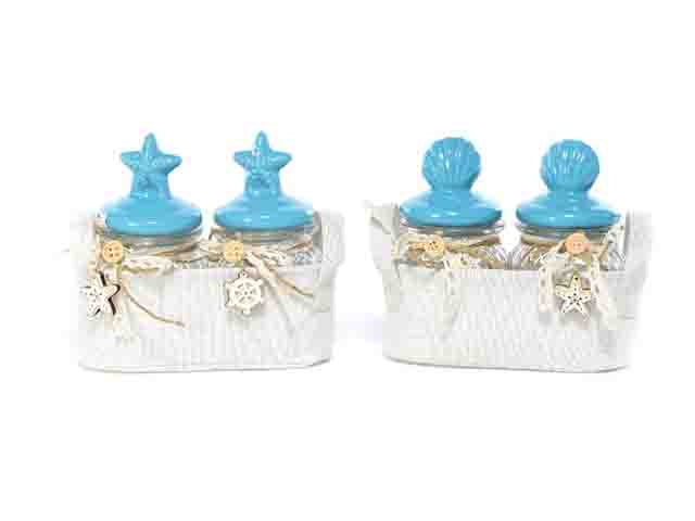 Barattoli 2 pezzi portofino 18x9x15.561429