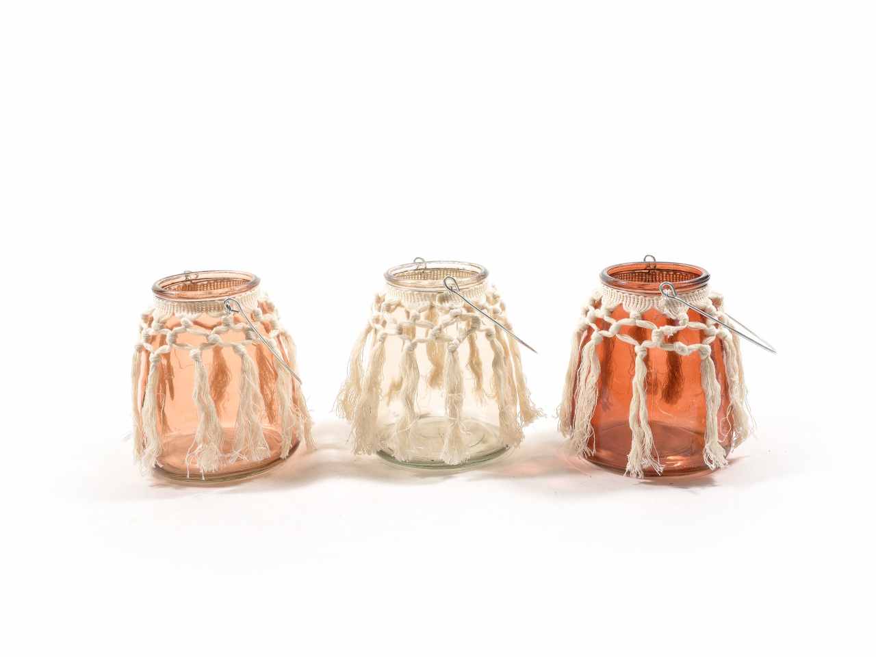 L.boho chic lanterna in vetro 13xh.15cm10172