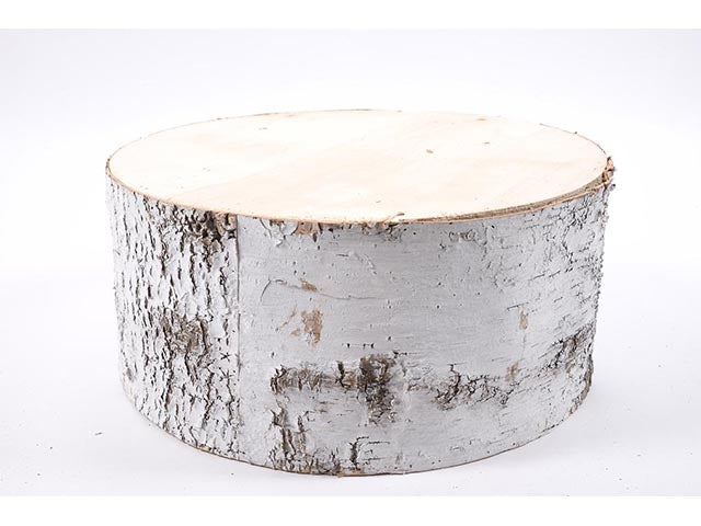 tronco innevato 45x20cm 61341