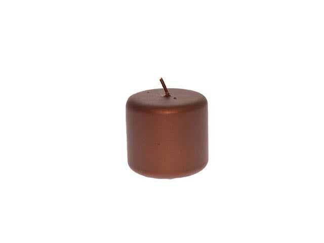 candela moccolo 7x8cm rame 97371