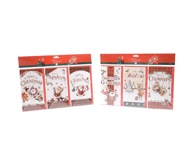Biglietti 3d c/busta 3pz 10x18cm 35363