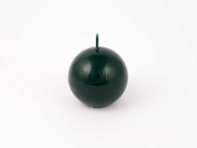 Candela sfera d6cm verde 73365