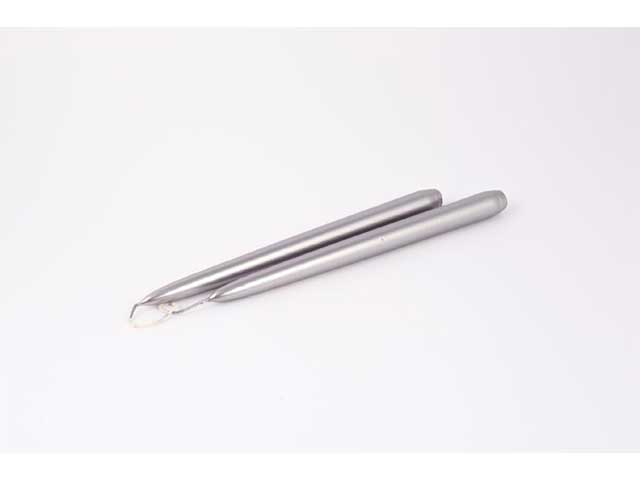 Candela stelo 25cm 2pz arg. 73686