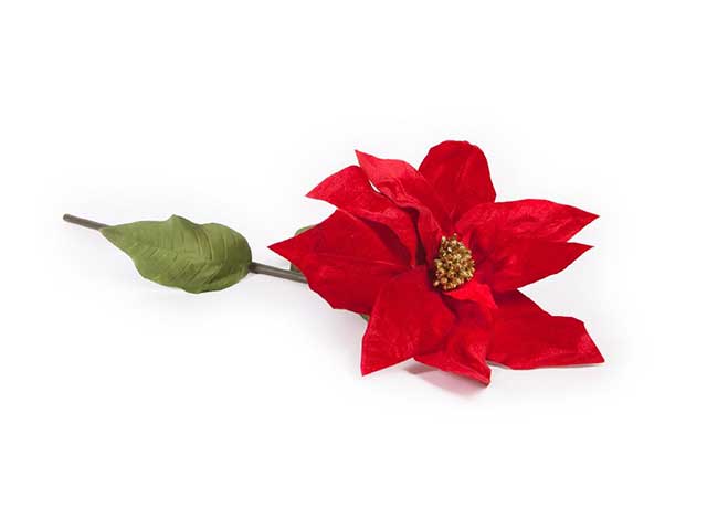 stella di natale rossa 115x58cm 83302