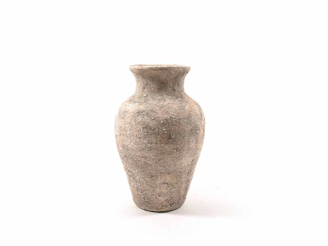 Linea etrusco bianco vaso in pietra h.35cm00207