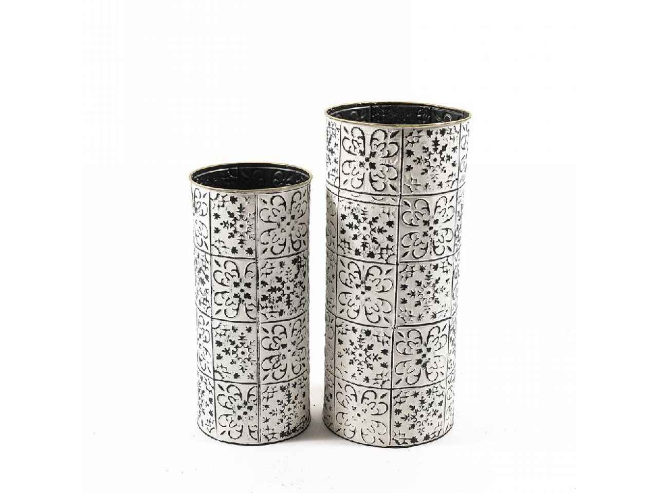 portaombrelli in metallo 2 pezzi h40-50cm 00429