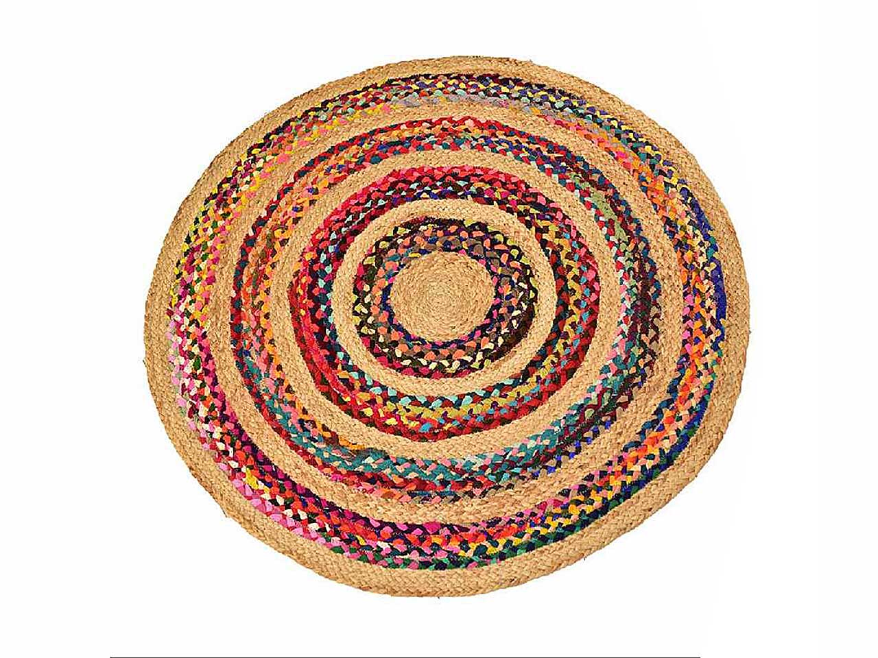 Tappeto in yuta e cot.d90cm 02584