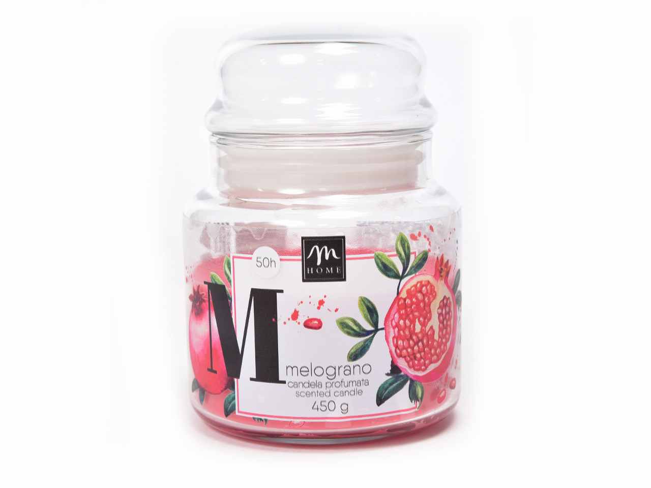 candela in barattolo melograno 450gr 08524