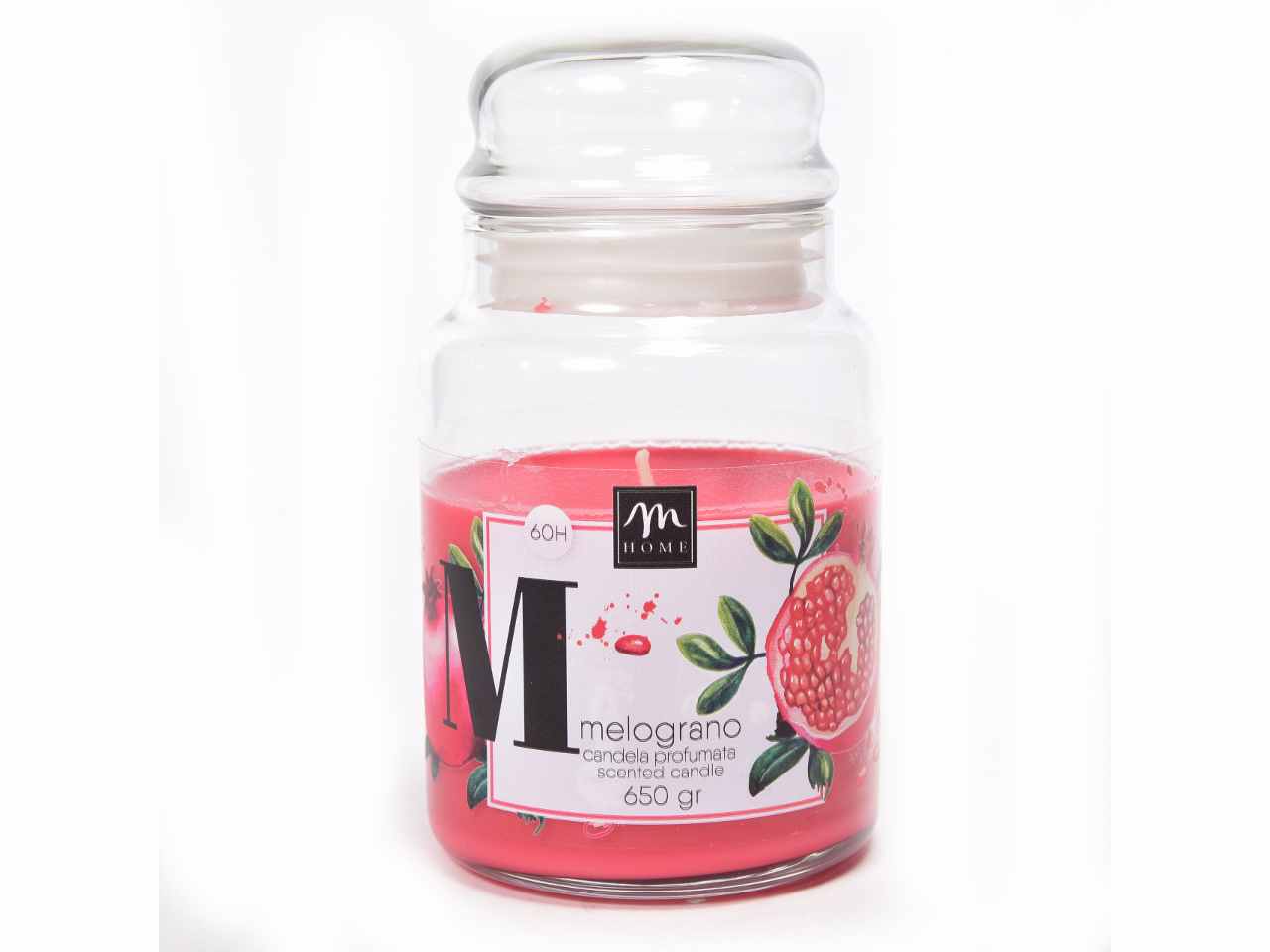 candela in barattolo melograno 650gr 08647