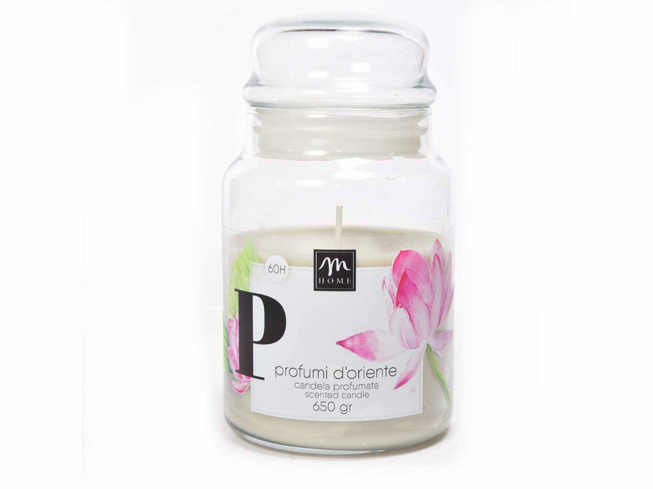candela in barattolo prof.d'oriente 650gr 08678