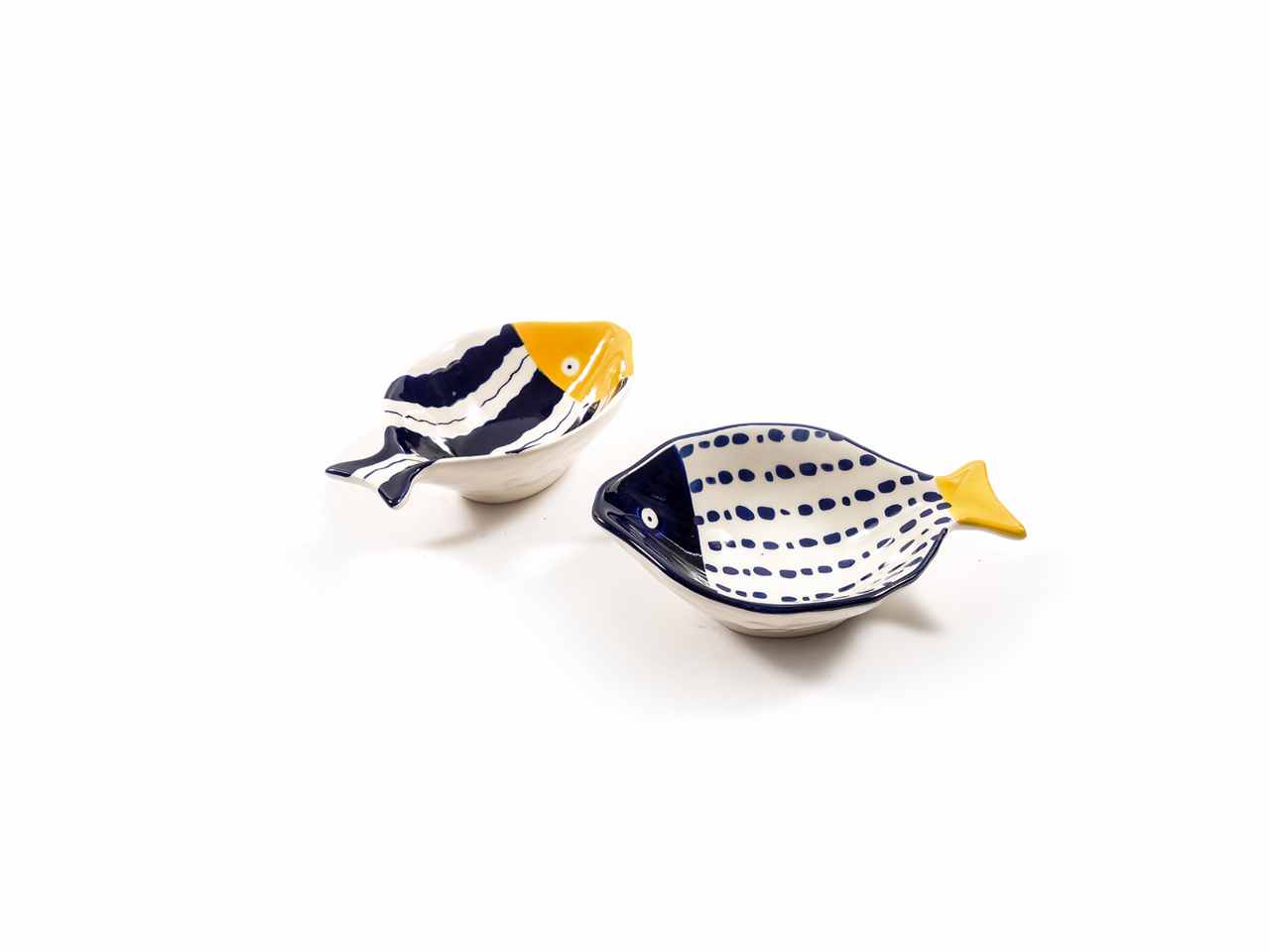ciotola a forma di pesce in ceramica 15,5xh.4,5cm11760