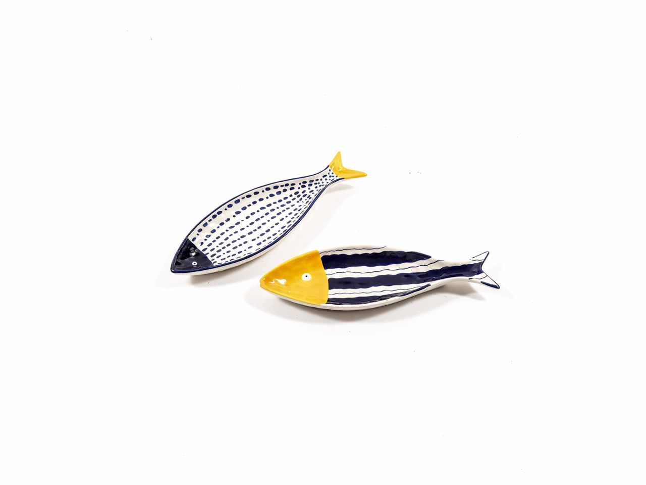 Piatto pesce in cer.27,5xh.3cm11883