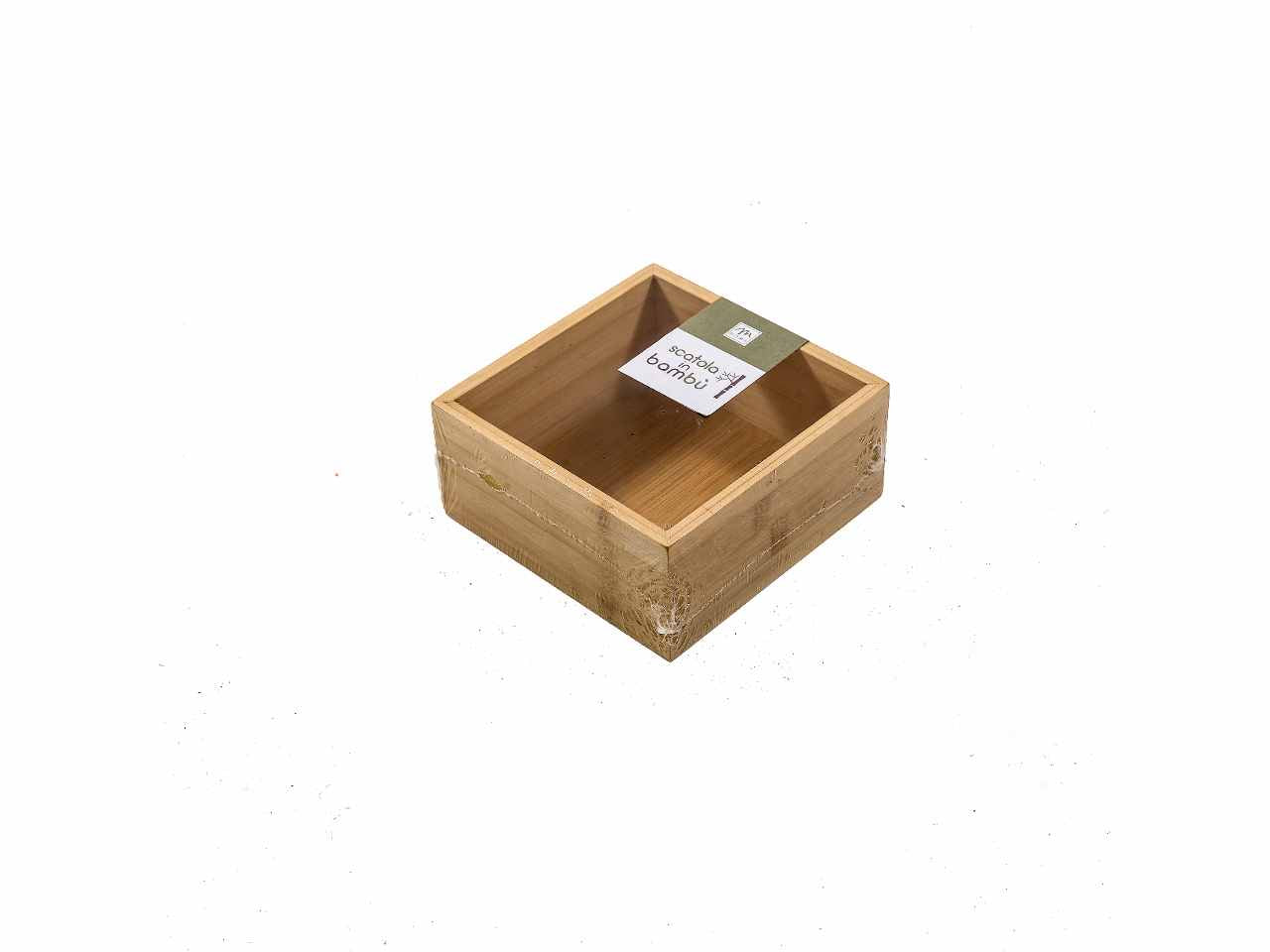 Scatola in bambu' 15x15x7cm17076