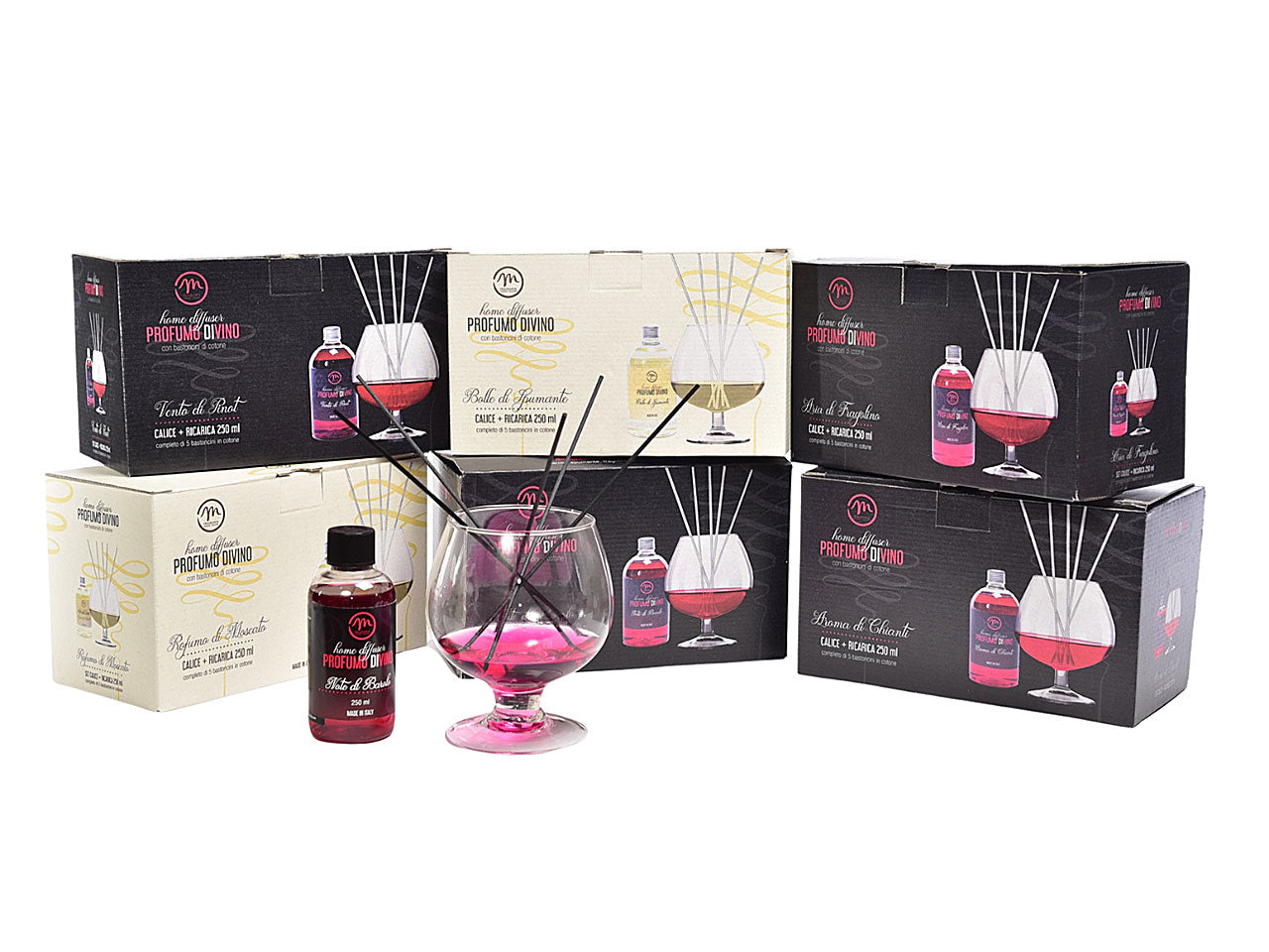 diffusore c/ricarica  250ml vino 21448