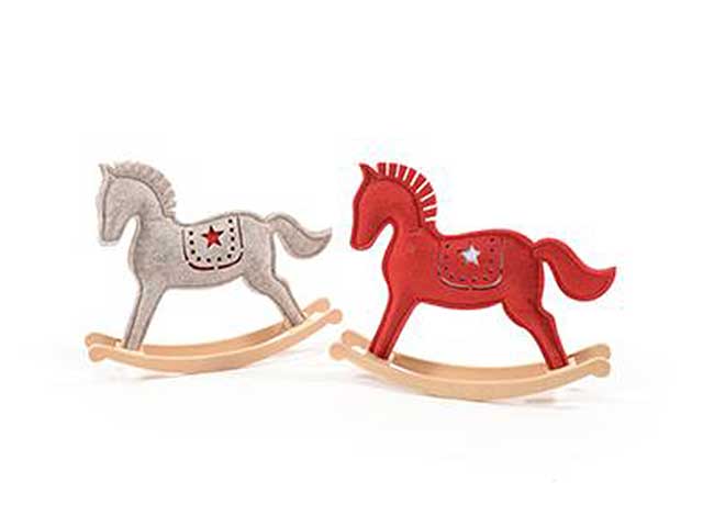 Cavallo a dondolo 26,5x5xh.22cm72754
