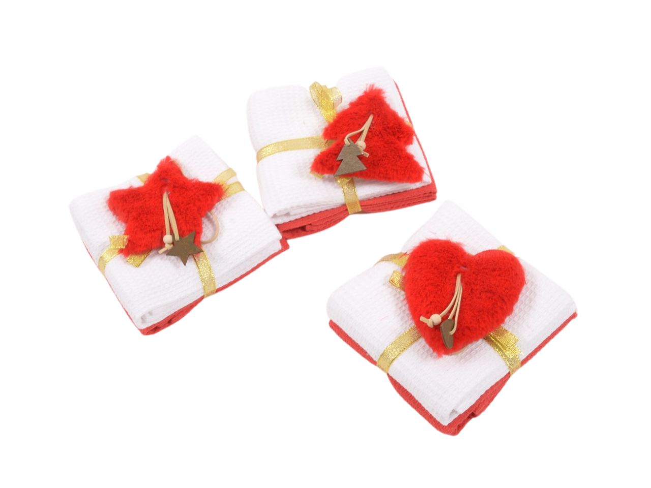 canovacci natalizi 35x50cm con decorazione 4x12.5x12.5cm da appendere 2pz