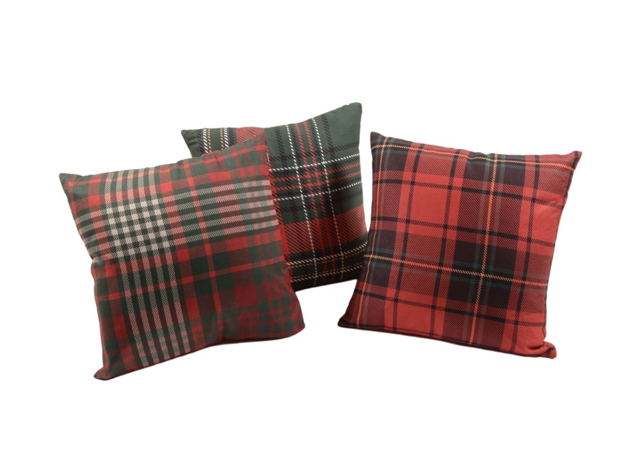 Cuscino "tartan line" 45x45cm disegni assortiti