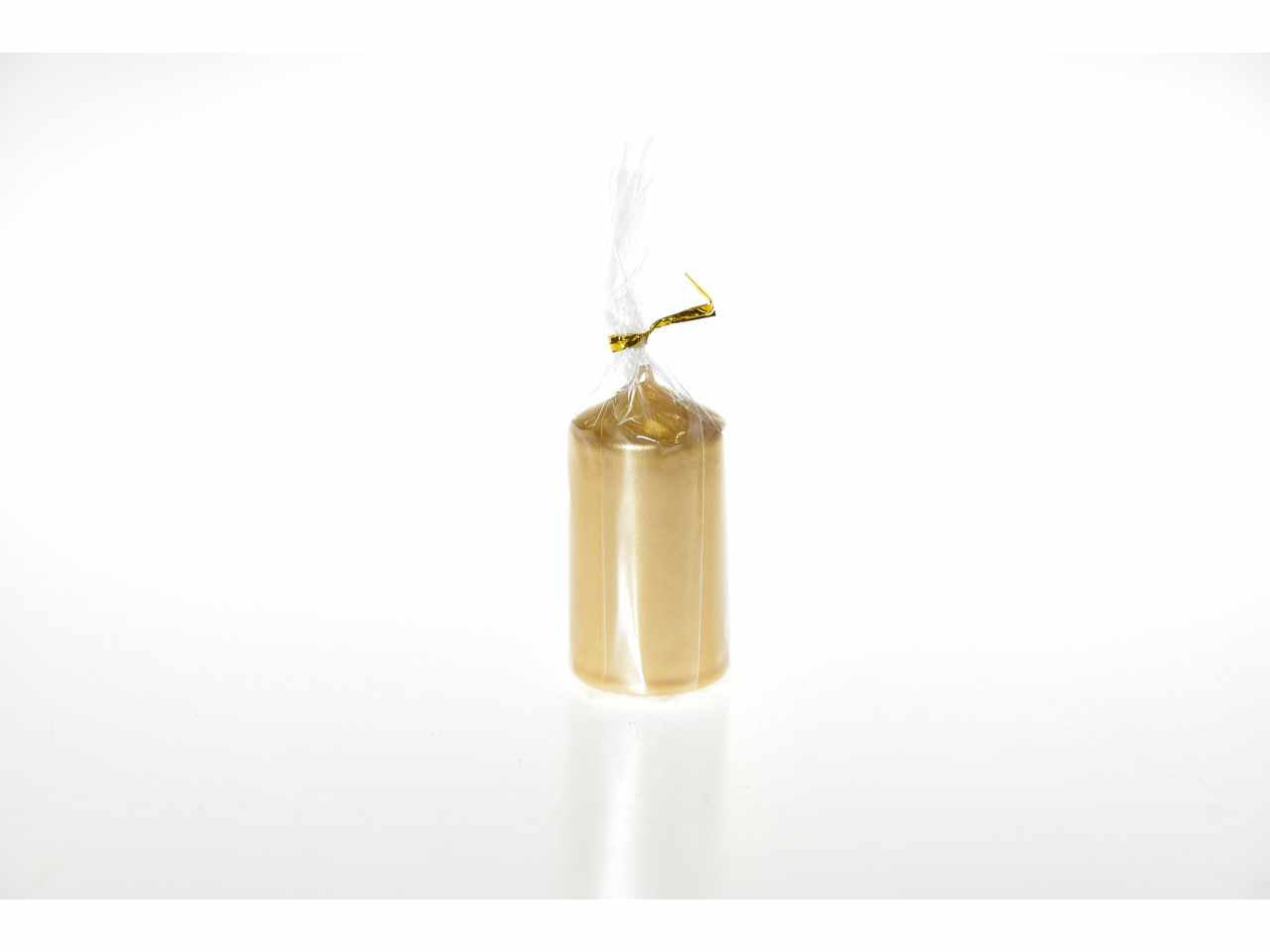candela pillar lucida oro h.7xd.5cm