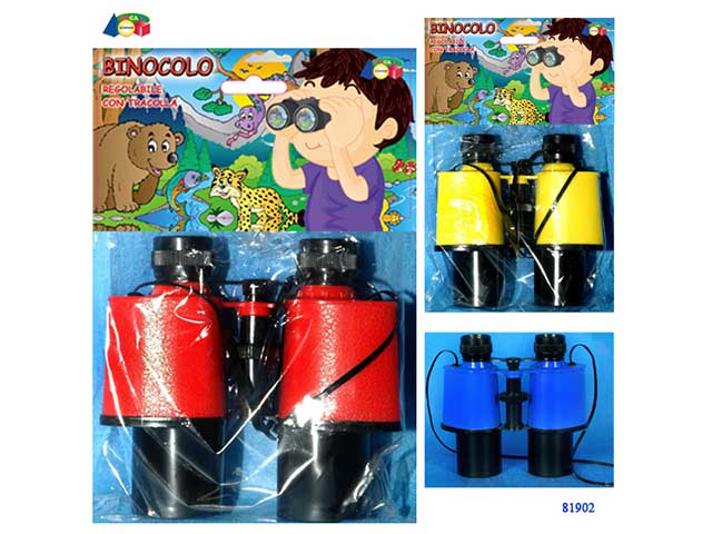 Binocolo rosso/giallo/blu 81902