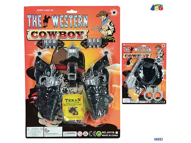 Set cowboy c/pistola 68882