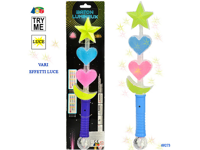 Set bacchetta magica c/luce 69273