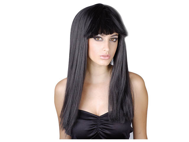 Parrucca cleopatra nera 036776 $