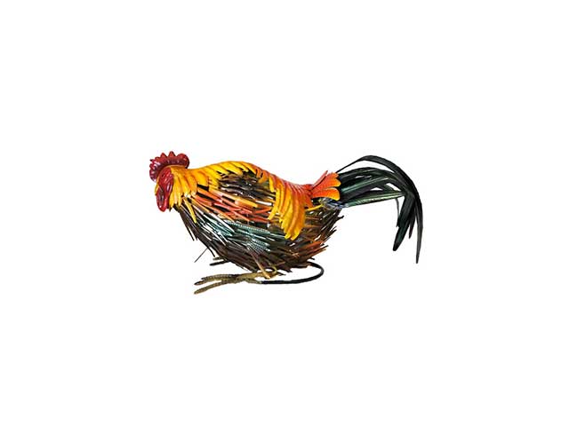 gallo metallo 40x16x26cm fjq096