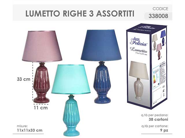 Linea righe lume 11x11x33cm 338008