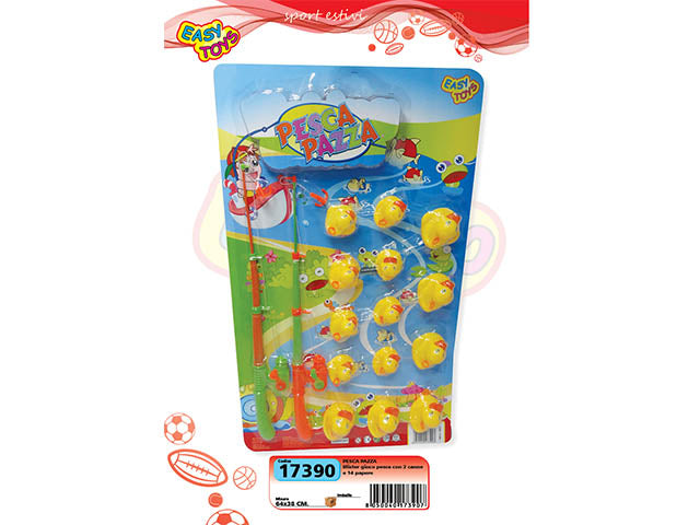 Set pesca con 14 papere   17390