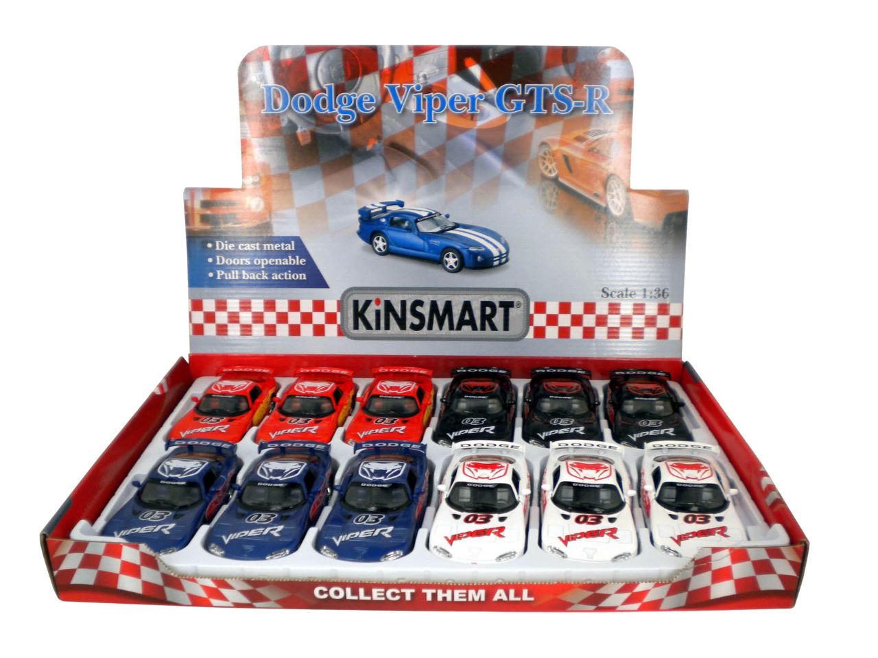 Auto dodge viper gtsr die-cast  17900