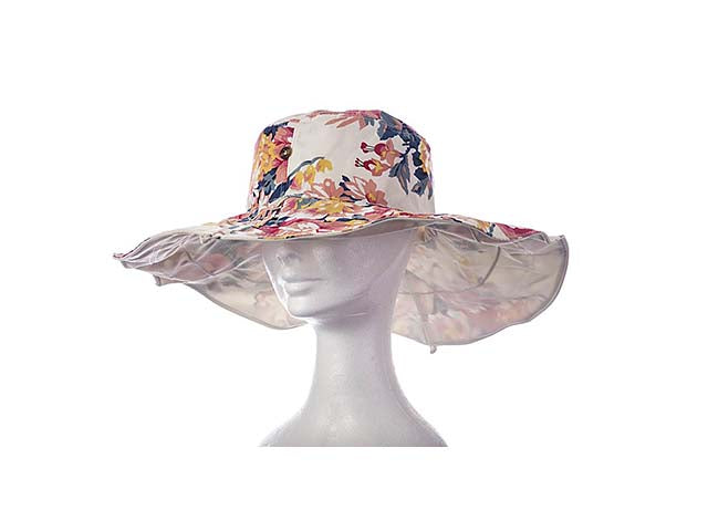 cappello mare double face beige