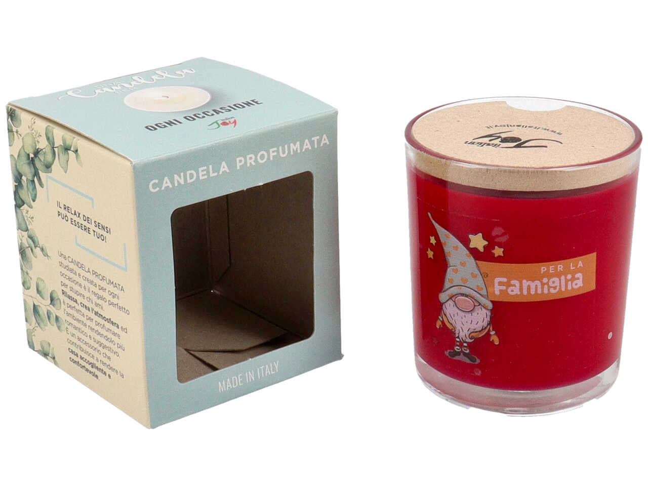 Candela gnomo famiglia