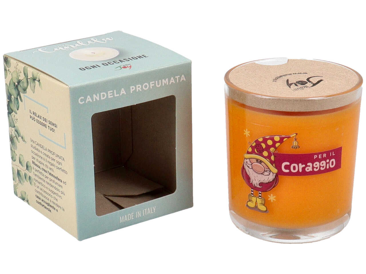 Candela gnomo per il coraggio