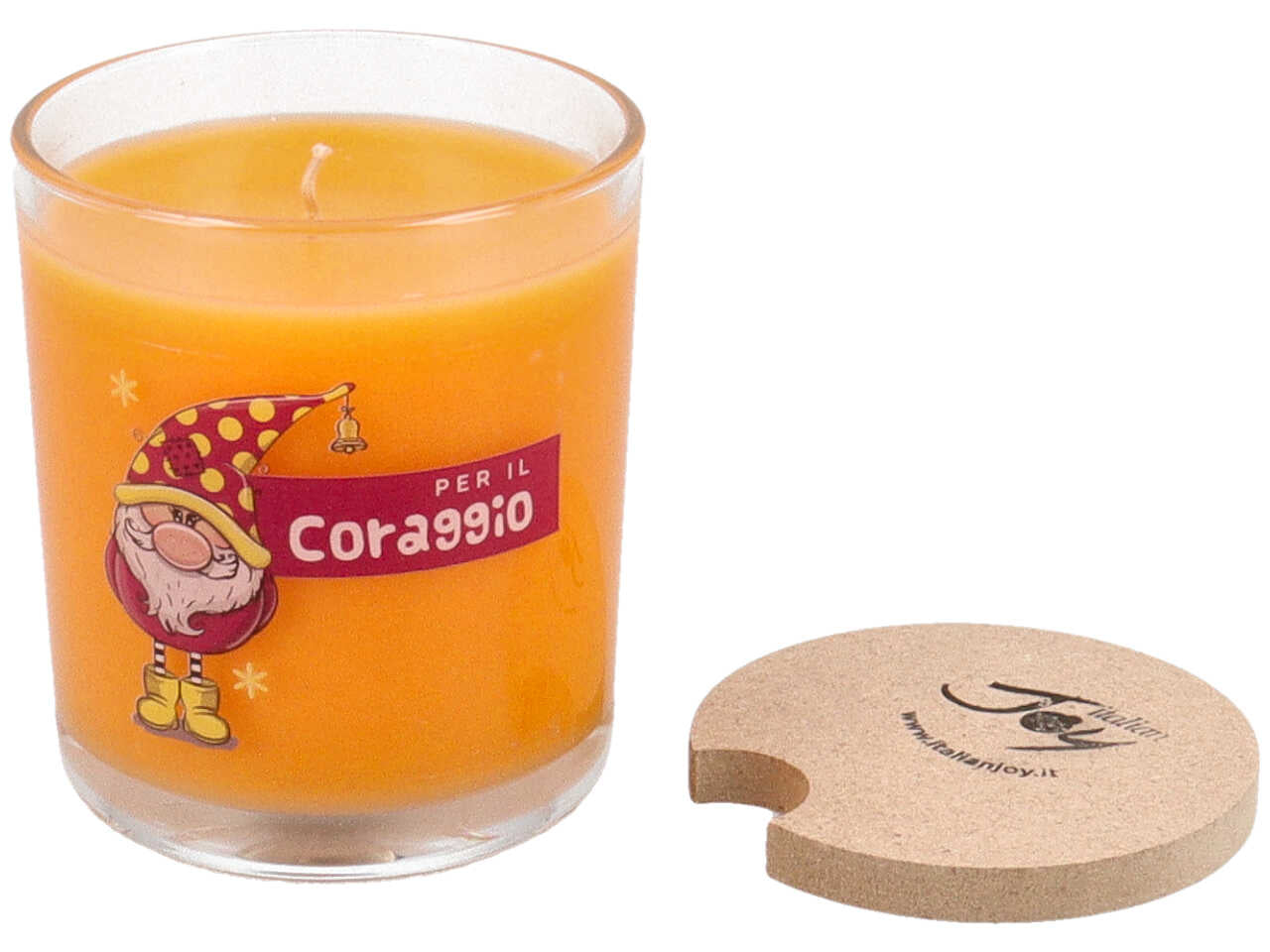 Candela gnomo per il coraggio
