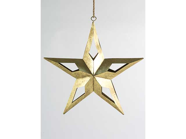 stella oro d50cm metallo 128442