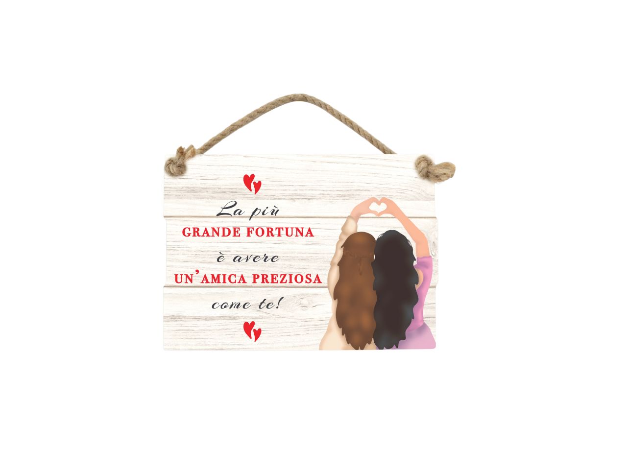 Targhetta amica preziosa