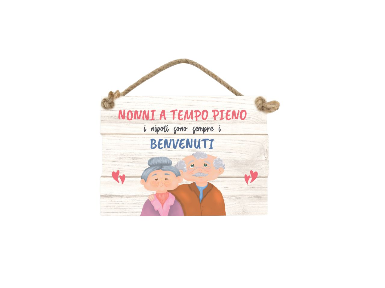 Targhetta nonni a tempo pieno