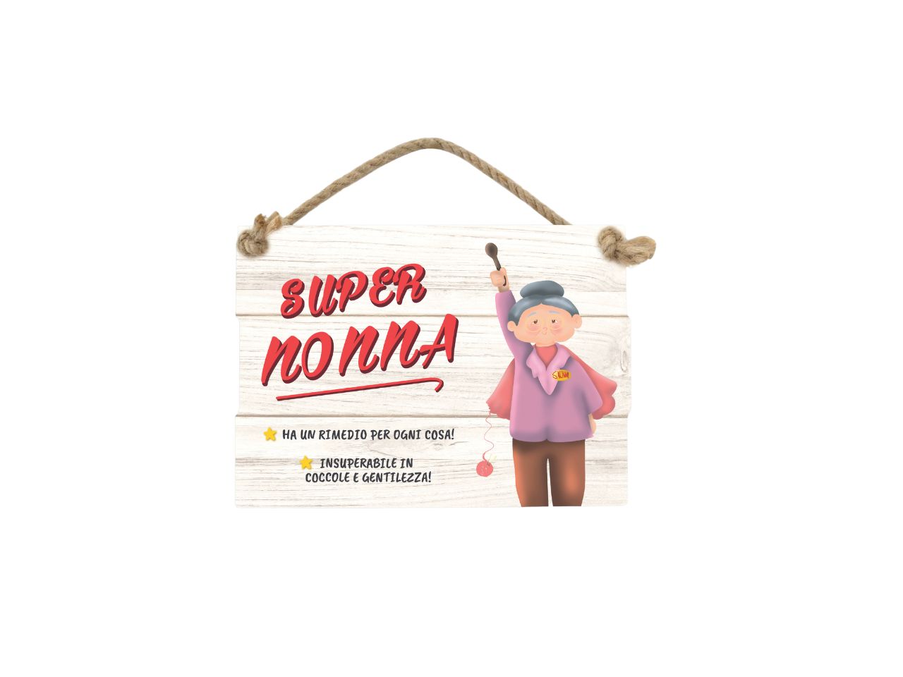 Targhetta super nonna