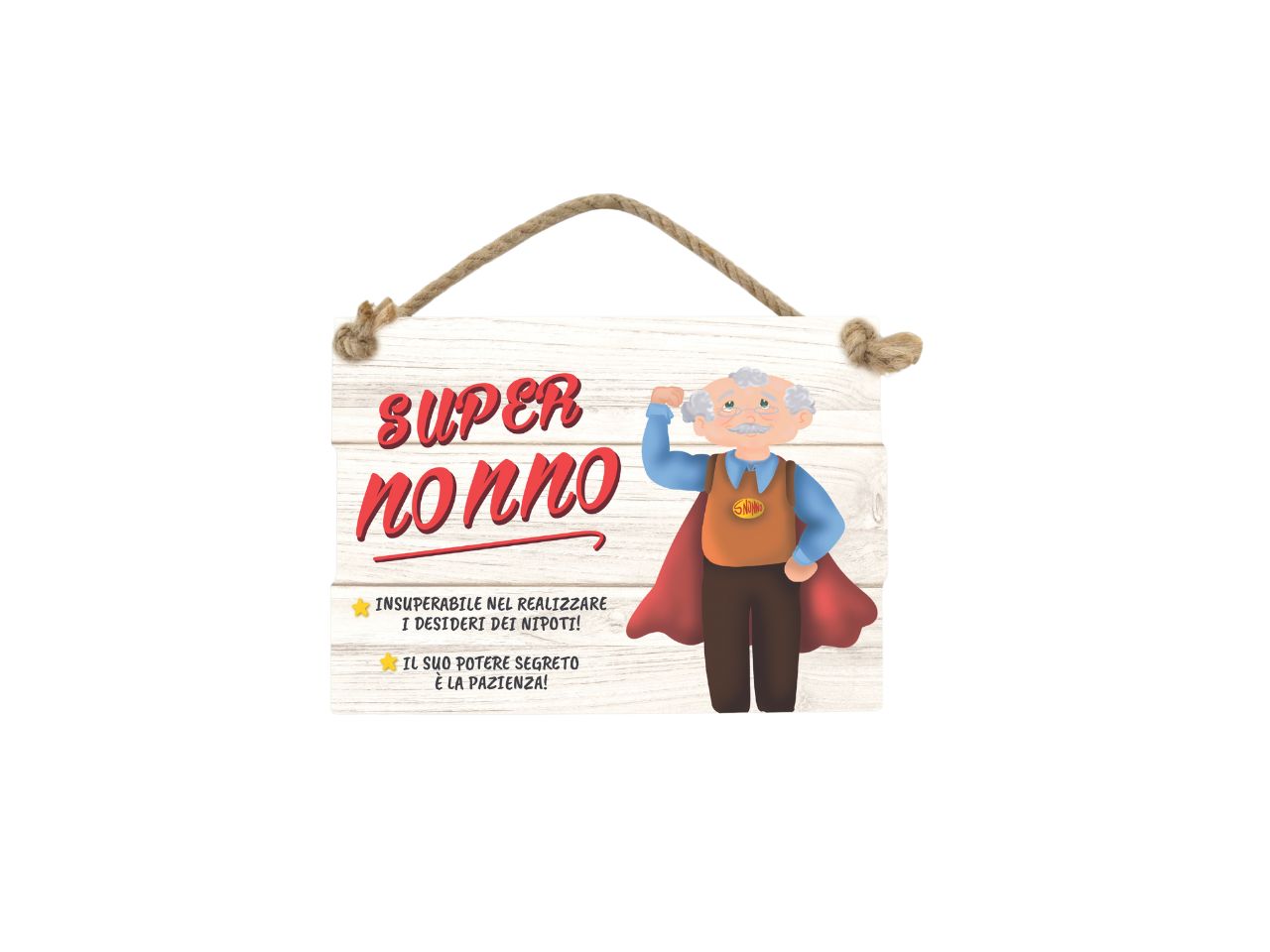 Targhetta super nonno