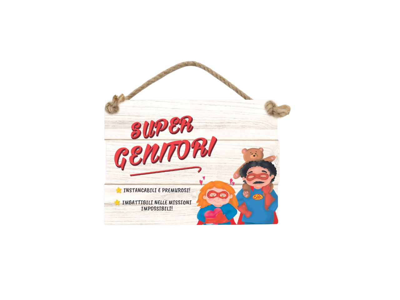 Targhetta super genitori