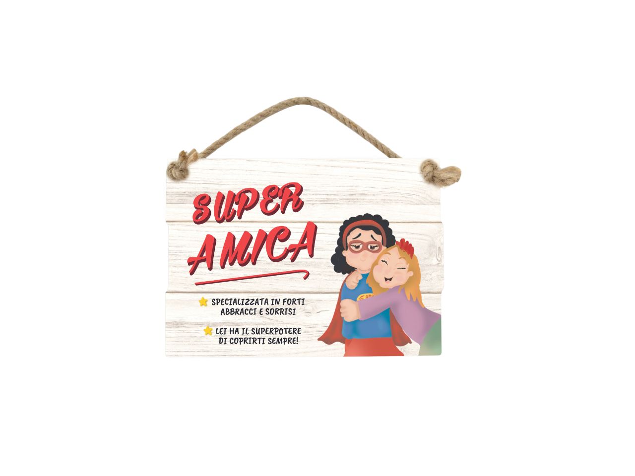 Targhetta super amica