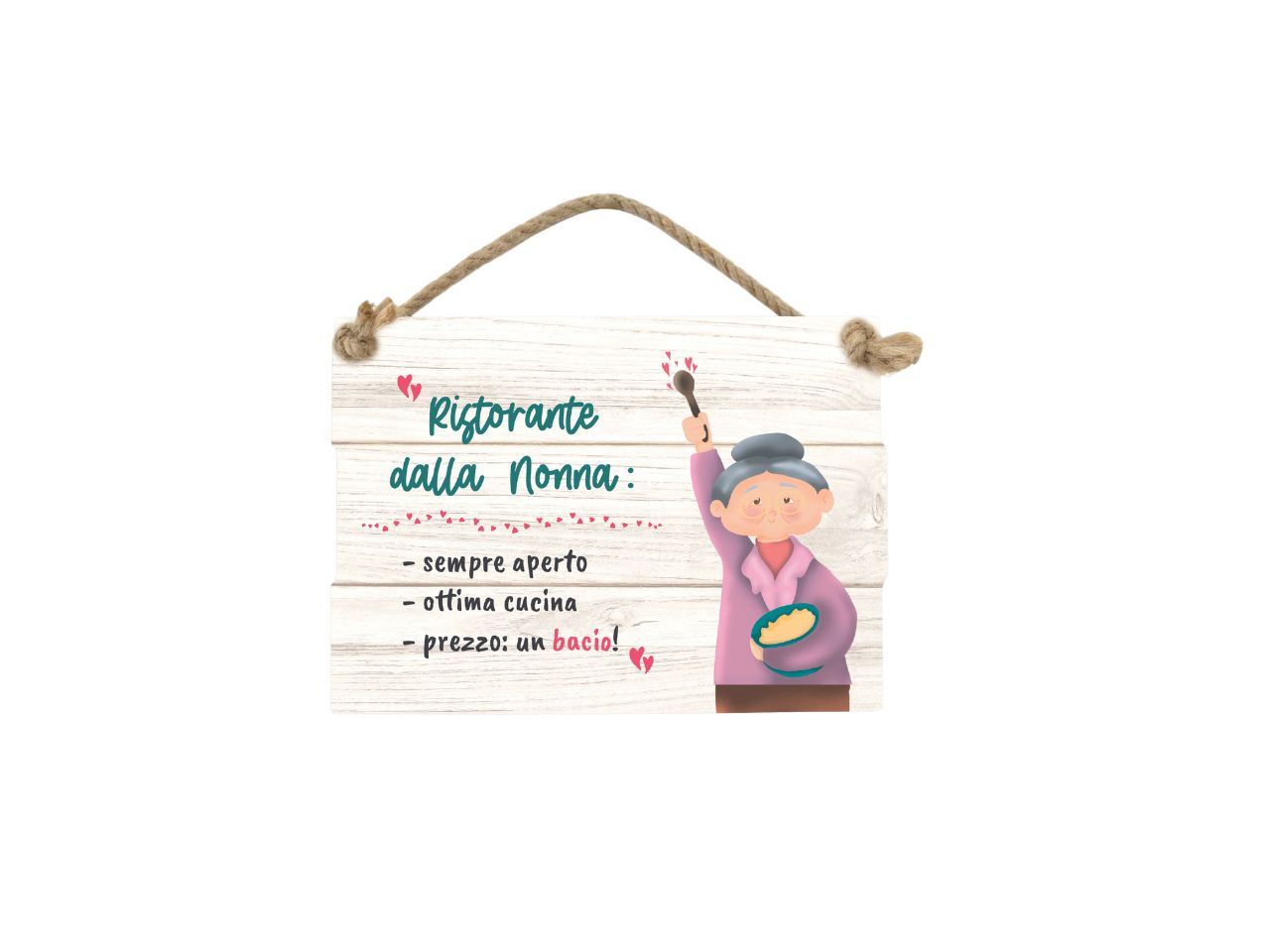 Targhetta ristorante della nonna