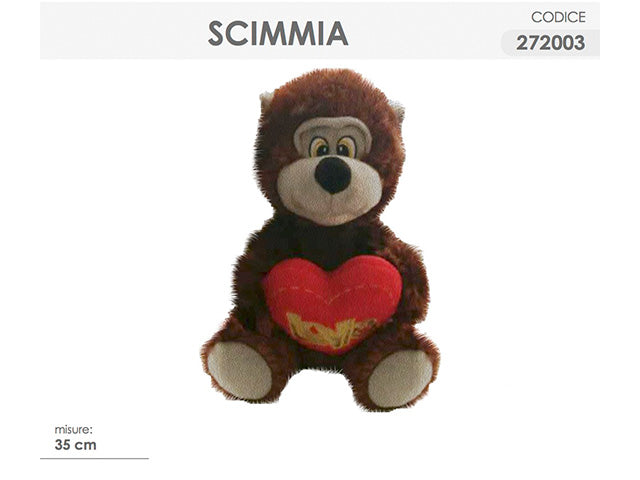 peluche scimmia 35cm 272003