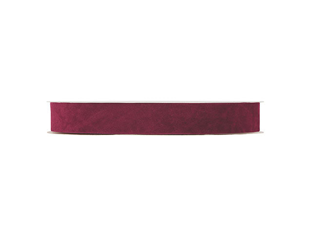 Nastro velvet 25mmx30mt bordeaux 3722m 24